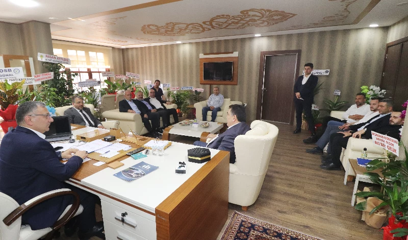 Odamız Heyeti'nden Kalkandere Belediye Başkanı Mehmet Yılmaz'a Hayırlı Olsun Ziyareti